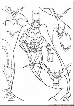 Coloring Pages Batman Coloring Pages 4590 (Cartoons > Batman 