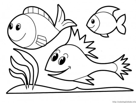 fish animal coloring pages - ColoringforKids.info 