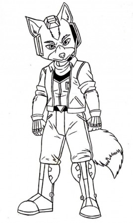 Star Fox Coloring Pages Printable Coloring Sheet 99Coloring Com 
