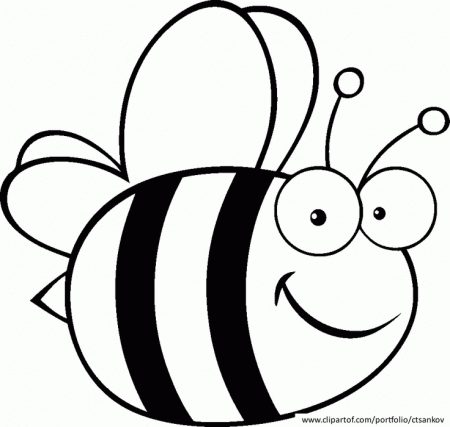 Bee Coloring Page | Coloring Pages