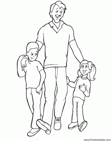 Coloring Pages For Dad 102 | Free Printable Coloring Pages