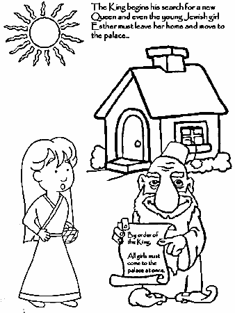 Book Of Esther Coloring Pages - Category