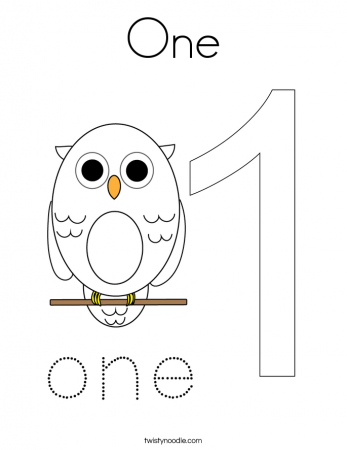 number 1 at c Colouring Pages (page 2)