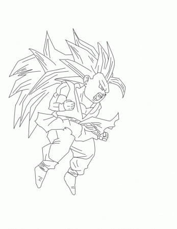 Online Goku Coloring Pages Best Resolutions | ViolasGallery.