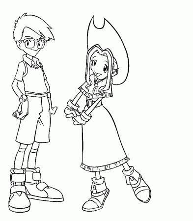 Digimon-coloring-pages-1 | Free Coloring Page Site