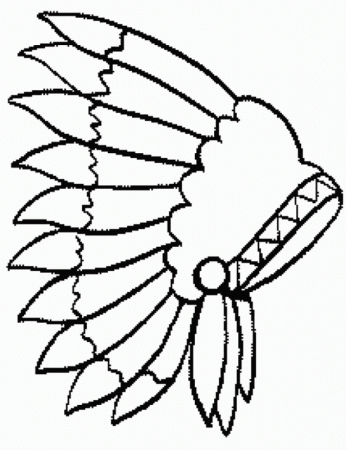 native indian Colouring Pages (page 2)