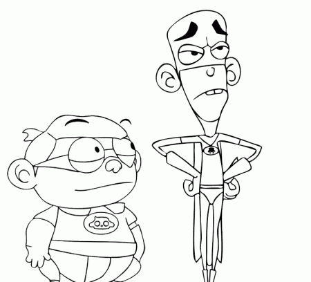 fanboy and chum Colouring Pages (page 3)