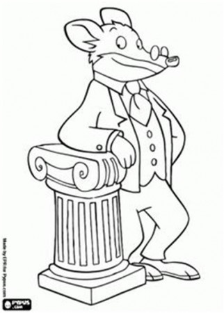 Geronimo Stilton Coloring Pages - Learny Kids