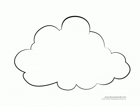 cloud coloring pages | Only Coloring Pages