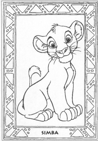 disney coloring pages lion king - Free Large Images