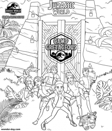 Jurassic World Camp Cretaceous Coloring Pages | Netflix in 2021 | Jurassic  world, Dinosaur coloring pages, Coloring pages