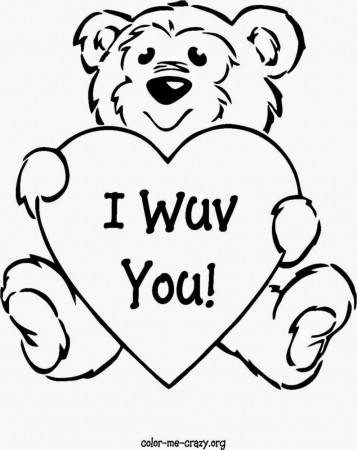 Valentine Coloring Sheets | Free Coloring Sheet