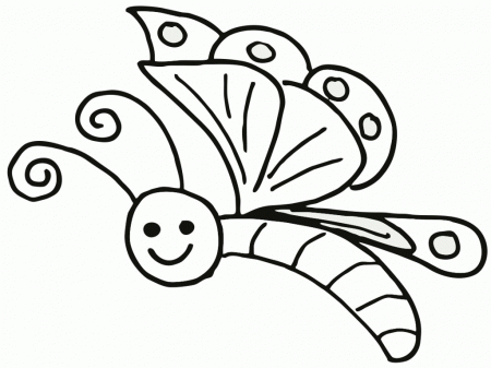 Printable Butterfly Coloring Pages Kids - Colorine.net | #5065