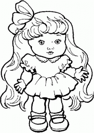 American Girl Doll Coloring Pages For Girls Amazing Coloring Doll ...