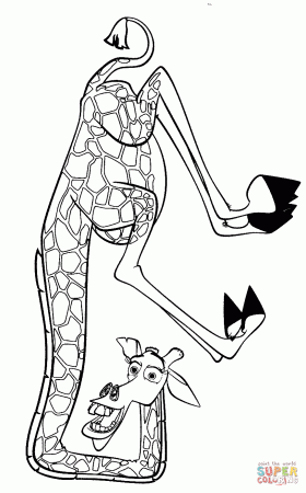 Melman coloring page | Free Printable Coloring Pages