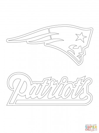 New England Patriots Logo coloring page | Free Printable Coloring ...