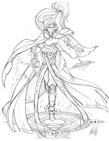 ArtStation - Coloring Book - Magus