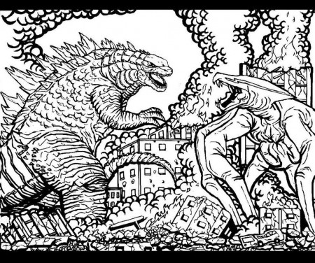 11 Pics of Muto Godzilla Coloring Pages - Coloring Pages, Godzilla ... |  Monster coloring pages, Coloring pages, Coloring pages to print