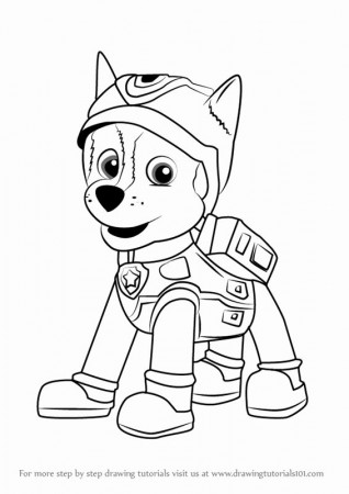 Paw Patrol Chase Coloring Page Best Of Step by Step How to Draw Super Spy  Chase From Paw Patrol | Paw patrol coloring, Paw patrol coloring pages,  Chase paw patrol