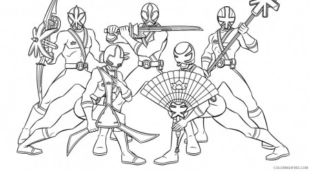 power ranger coloring pages samurai Coloring4free - Coloring4Free.com