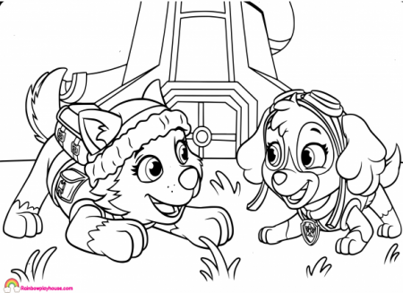 Everest Paw Patrol Coloring Pages at GetDrawings.com | Free ...