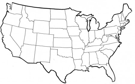 Usa Map Coloring Page Online - Google Twit