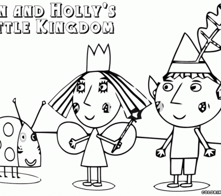 Princess Holly Coloring Pages