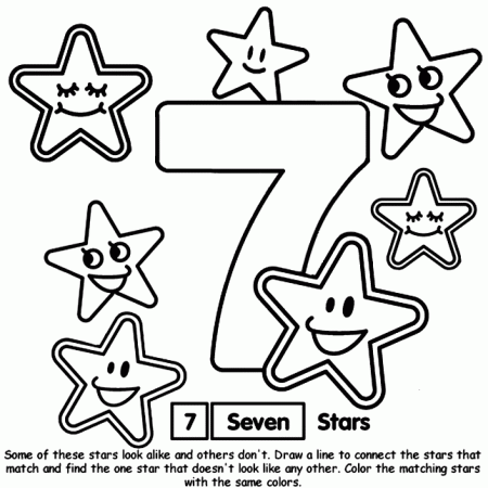 Number 7 Coloring Page | crayola.com