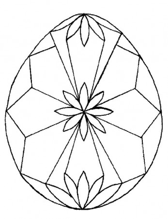 Diamond Shape, : Easter Egg Diamond Shape Design Coloring ...