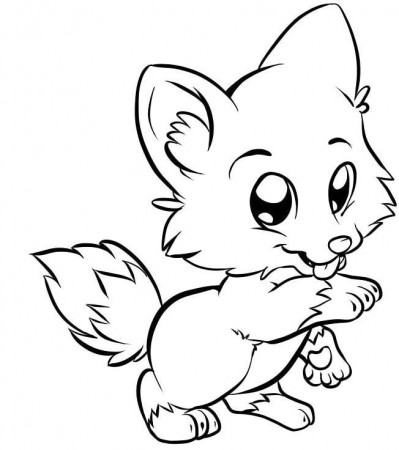 Arctic Fox | Free Coloring Pages on Masivy World