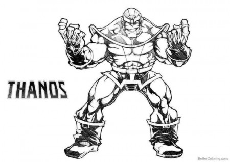 Coloring Pages: Thanos Coloring Printable Best For Kids 1 ...