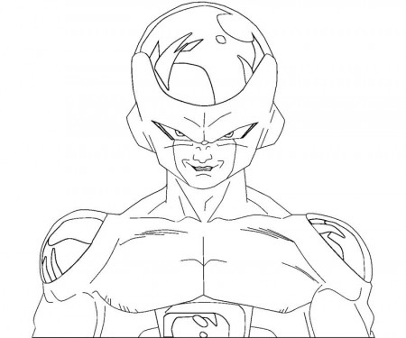 The best free Frieza coloring page images. Download from 48 free ...