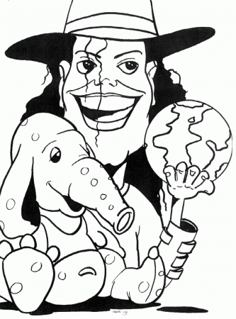 Michael jackson coloring pages to download and print for free