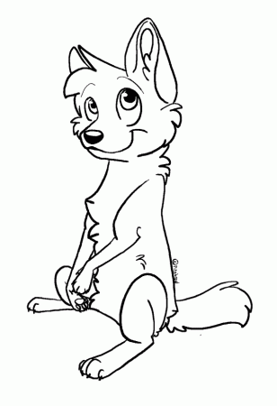 cute wolf coloring pages - High Quality Coloring Pages
