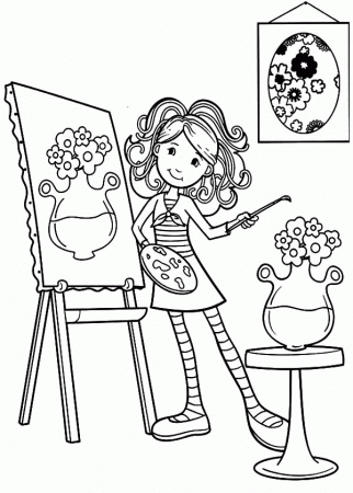 Paint Coloring Pages Printable - Coloring Page