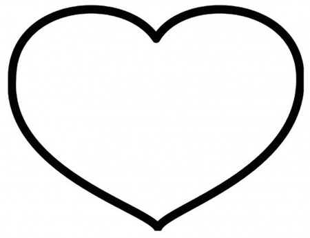 Heart Print Out Coloring Pages - Coloring