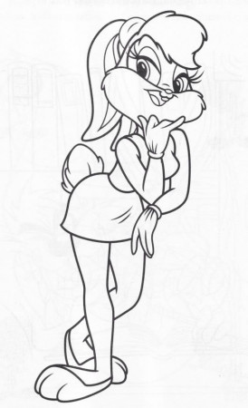 Image - Lola Bunny coloring page 2.jpg | Looney Tunes Wiki ...