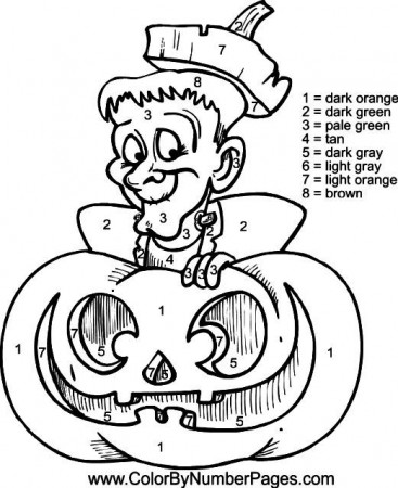 Difficult Halloween Coloring Pages » Coloring Pages Kids