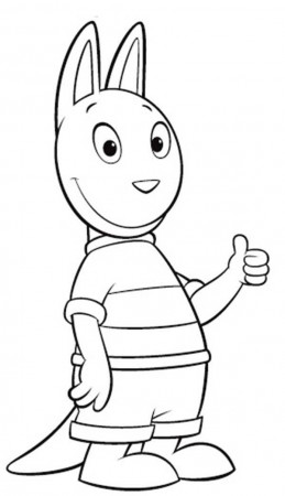 Austin say Its Ok in the Backyardigans Coloring Page | Kids Play Color