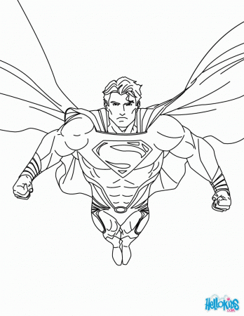 SUPERMAN coloring pages - SUPERMAN