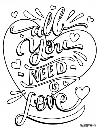 4 free adult coloring pages for Valentine's Day that will bring out your  inner child