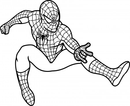 Free Printable Spiderman Coloring Pages For Kids | Superhero coloring pages,  Avengers coloring pages, Superhero coloring
