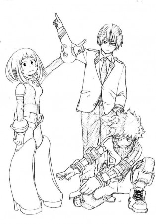 My Hero Academia Coloring Pages | 70 images Free Printable