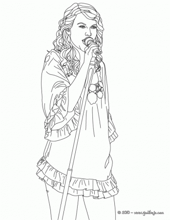 Barbie Coloring Pages Of Singers - Clip Art Library