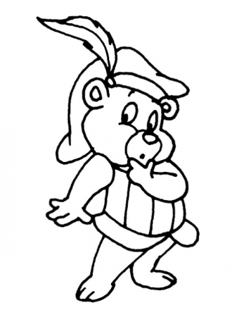 Gummy Bear Coloring Page for Kids | 101 Coloring
