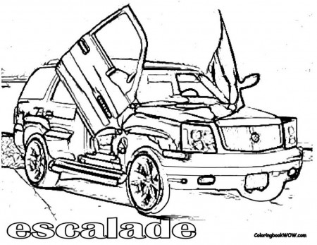Cadillac Logo Coloring Pages (Page 1) - Line.17QQ.com