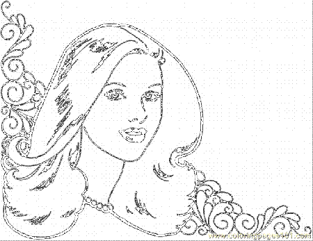 Beautiful Woman Coloring Page for Kids - Free Gender Printable Coloring  Pages Online for Kids - ColoringPages101.com | Coloring Pages for Kids