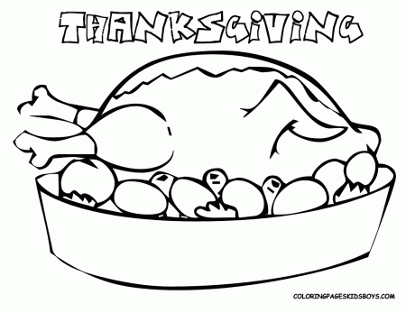 Turkey Coloring Pages - Colorine.net | #19224