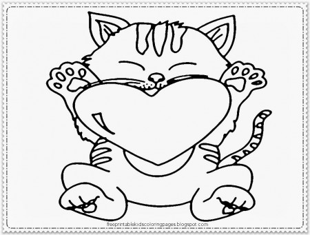 Valentine Day Coloring Pages - Colorine.net | #2363