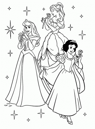 Disney Princess Coloring Pages - Coloring Pages | Wallpapers ...